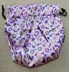 ANNA SUI 巾着袋 パープル 花柄のサムネイル