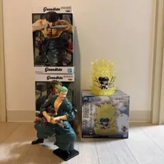 ワンピース Grandista ロロノア・ゾロ2種 阿修羅 ルームライト セット