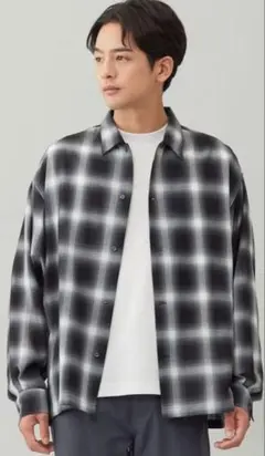 新品✴︎UNFILO アンフィーロ シアー サファリシャツ ブラック タグ