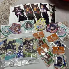 ウマ娘　スマホクリーナー　ステッカー　クリップセット