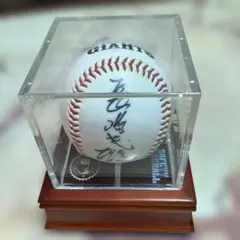 読売ジャイアンツ 松井秀喜 直筆サイン入りボール 展示ケース付き