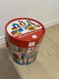 Hape 積み木（白木＆カラー）50 Beech blocks