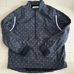 marie claire ドット柄 ハーフジップ
