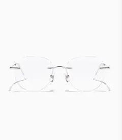 JINS ジンズ　R!M RIMLESS メガネ　リムレス　ピンク カラーレンズ