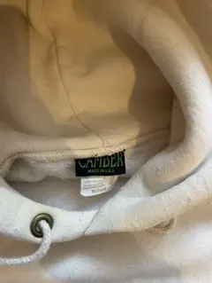 ま*み様 CAMBER ホワイト ヘビーウェイト　フード付きパーカー