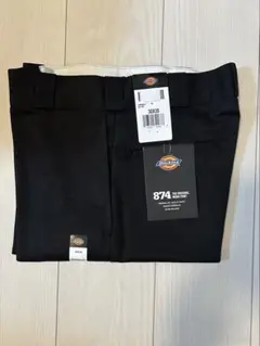 Dickies 874 ブラック スラックス 30x30