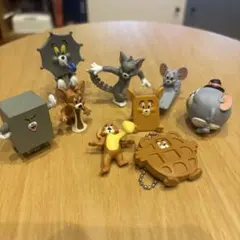 トムとジェリー フィギュアセット 9体　カプセルトイ