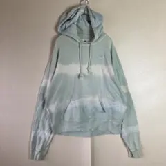 ホリスター　刺繍ロゴ　プルオーバーパーカー　ブリーチ加工　タイダイ