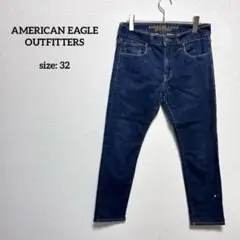 アメリカンイーグル AEO EXTREME FLEX スリムストレート 濃紺