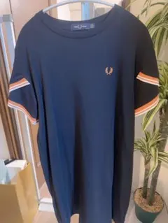 フレッドペリー　袖ライン　ワンピ