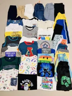 子供服　夏服　半袖Tシャツ　パンツ　36点　大量　まとめ売り　120 130