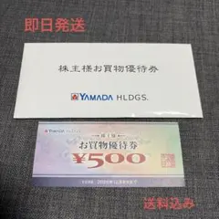 ヤマダ電機　株主優待500円1枚のサムネイル