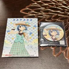 まどマギ アニメイト限定 美樹さやか 缶バッジ＆ブロマイド