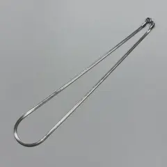 スネークチェーンネックレス 銀色 シルバーカラー ウィメンズ ステンレス