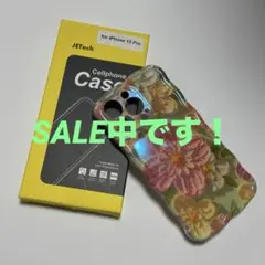 JETech Case for iPhone 13 Pro ピンクの花