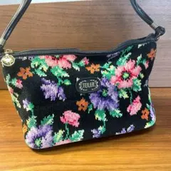 FEILER フェイラー ミニバッグ シュニール織 ポピーズ 花柄