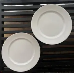 シンプル　白　丸皿　6枚セット