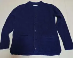 OLD JOE（オールドジョー）コットン ニットガウンカーディガン　ブラック OLD JOE（オールドジョー）コットン ニットガウンカーディガン