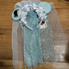 ディズニーランド　カチューシャ　ハロウィーン　花嫁　ホーンテッドマンション
