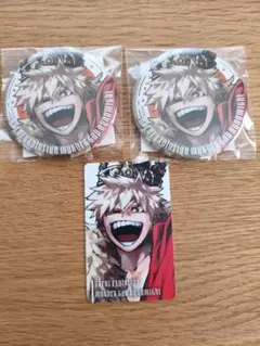 僕のヒーローアカデミア ヒロアカ ジャンプGIGA 全サ 缶バッジ 爆豪