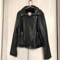 GAP KIDS ブラック ライダースジャケット