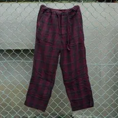 VU knee wide pants finx cotton [CAMEL] - メルカリ