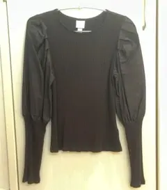 H&M カットソー ブラック XS レディース