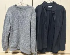 グレースウェット・長袖シャツ セット メンズ Ｌ