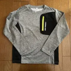 キッズ 長袖 ロンT140cm グレー