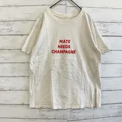 chocol raffine robe 半袖Tシャツ 白 ロゴ レディース 春夏