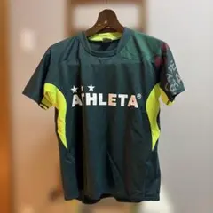 ATHLETA サッカーシャツ ダークグリーン Sサイズのサムネイル