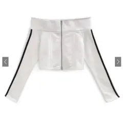 オフショルダー ホワイト トップス