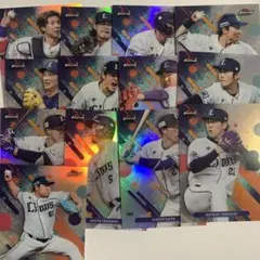 topps finest 西武ライオンズ　リフラクター　13枚