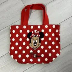 ミニーマウス 水玉トートバッグ