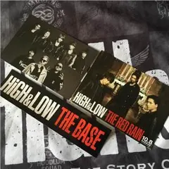 high&low ステッカー&ポストカード2枚