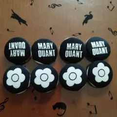 MARY QUANT 花柄クルミボタン 8個セット