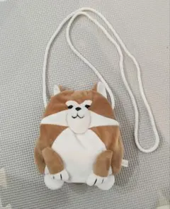 匿名配送　秋田犬　ポシェット　ポーチ