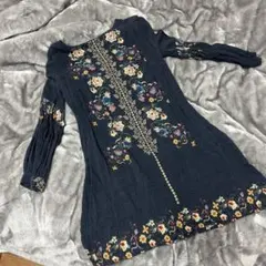 ZARA花柄刺繍 ワンピース 11/12サイズ152cm