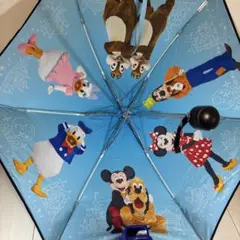 ミッキー&フレンズ 折りたたみ傘（晴雨兼用）　ディズニー