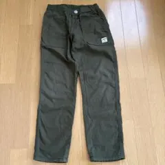 EDWIN キッズ用オリーブカジュアルパンツ