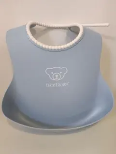 BABYBJÖRN シリコンエプロン グレー　お食事エプロン　スタイ