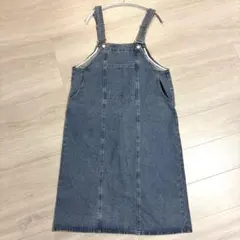 DAYCLOSETデニムサロペット ジャンスカスリットMサイズ