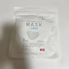 ユニクロエアリズムマスク ふつう L ホワイトのサムネイル