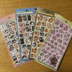 【正規品】ボンボンドロップシール　和柄　4枚セット