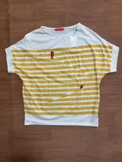 グラニフ 半袖 フリーサイズ タツノオトシゴ ボーダー