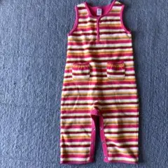 baby GAP ストライプロンパース 12-18ヶ月