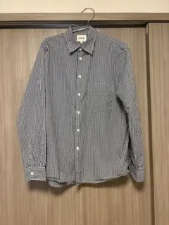 日本製　MORRIS & SONS チェック柄長袖シャツのサムネイル