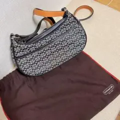 【未使用・美品】COACH コーチ シグネチャー ハンドバッグ 保存袋付き