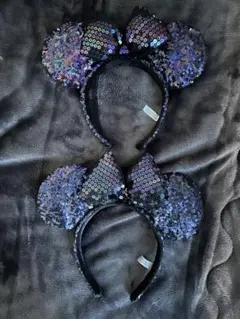 ディズニー カチューシャ スパンコール2個セット