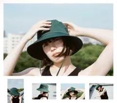 【ハット】Not Lonely SUNHAT PINE GREEN 57cm